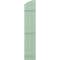 Ekena Millwork Americraft 3-Board (3 Batten) Wood Joined Board-n-Batten Shutters w/Ellipt Top, ARW401BE311X77SGH, PR ARW401BE311X77SGH - alternate 4
